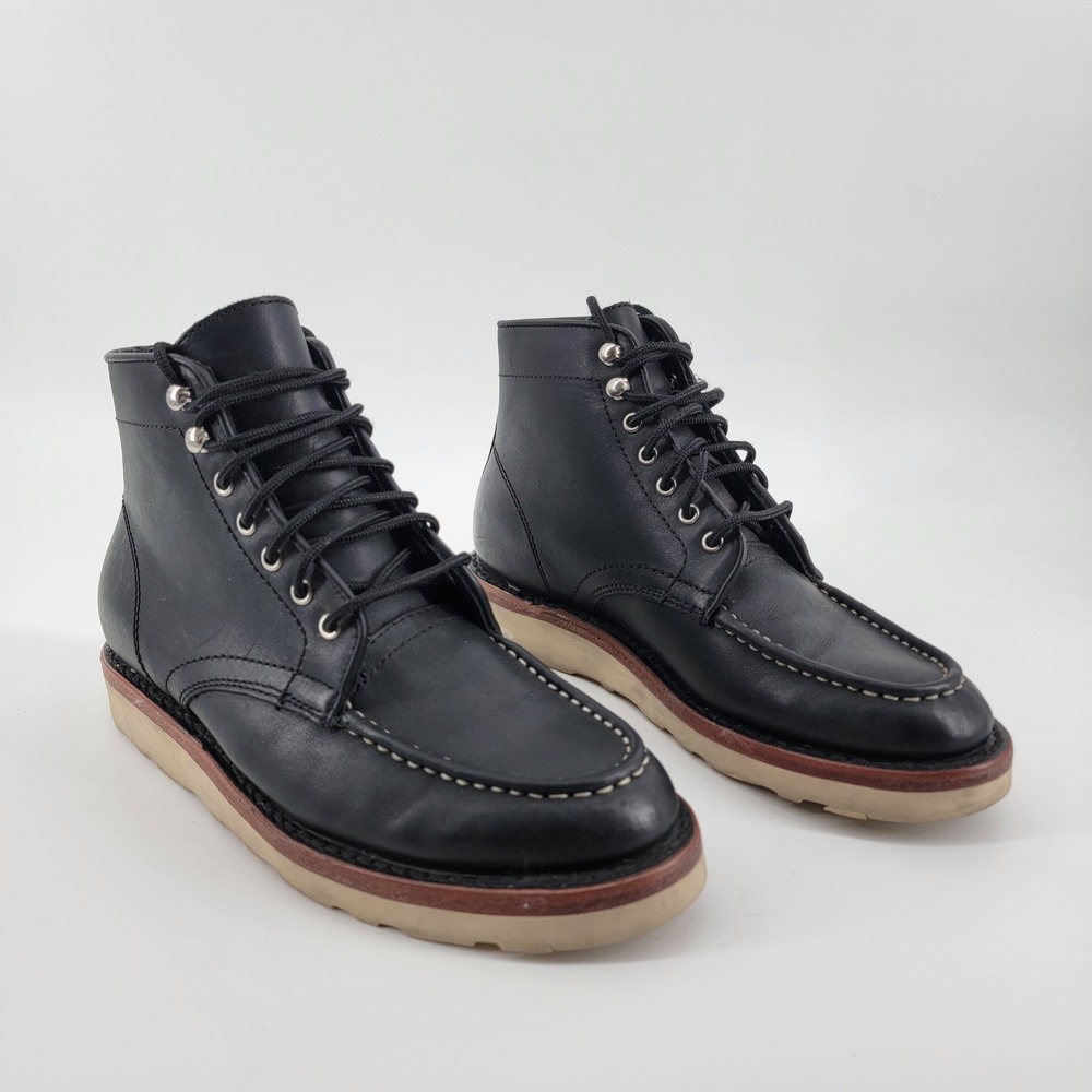 Thursday Boot Company Diplomat Moc Toe Boot Mens 6.5 Black Matte Leather Vibram